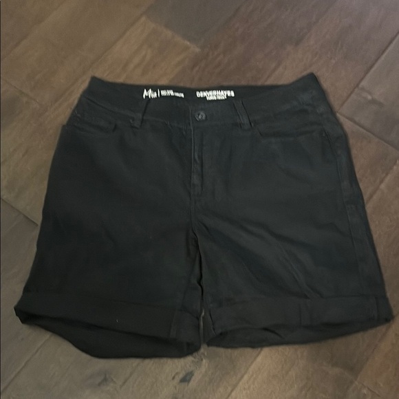 Denver Hayes Black Jean Shorts mid-rise curve-tech for Women, size 8 - Picture 1 of 6